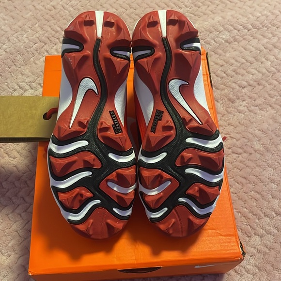 Red Nike Football Cleats - Picture 4 of 5
